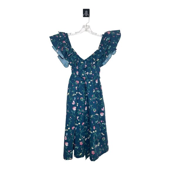 Hill House Ava Dress in Moody Floral Size M - Picture 4 of 10